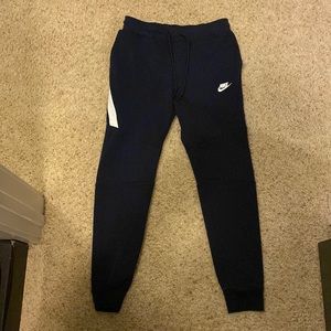 Nike Tech Fleece Men Pants Sweats Navy Blue Size Small